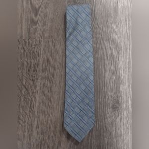 Brooks brothers silk tie Black white blue classic print